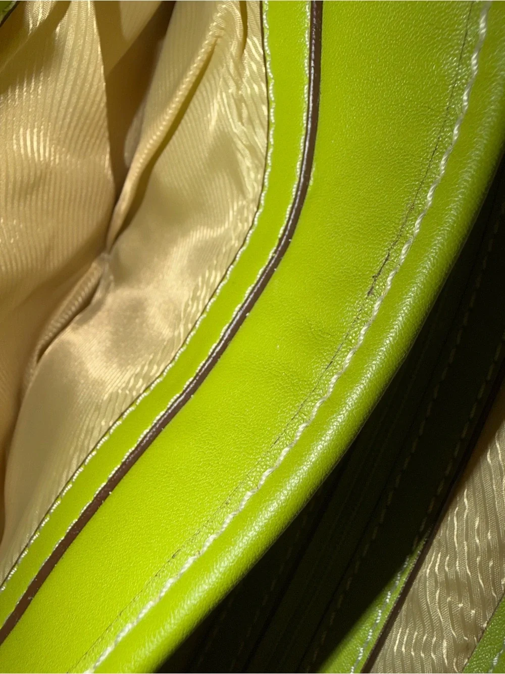 Green Leather Satchel Shoulder Bag - Coach